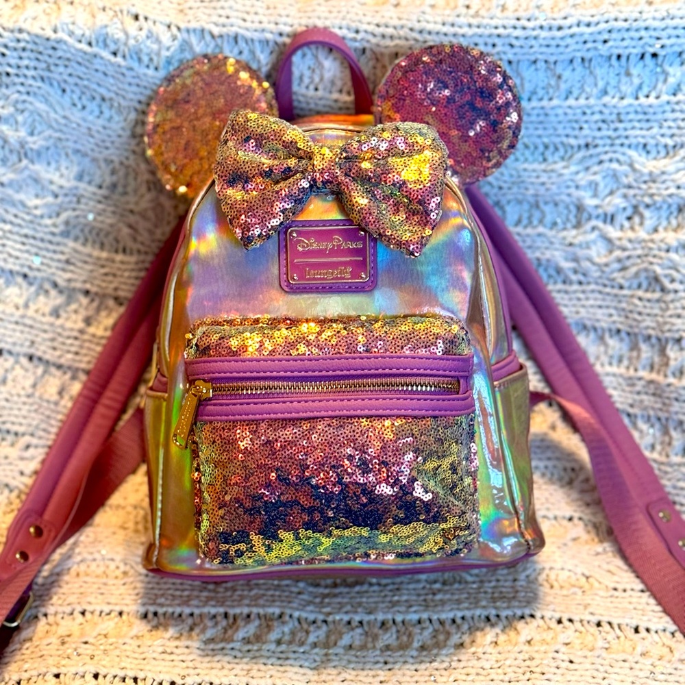 Disney 50th Anniversary Earidescent Loungefly Backpack